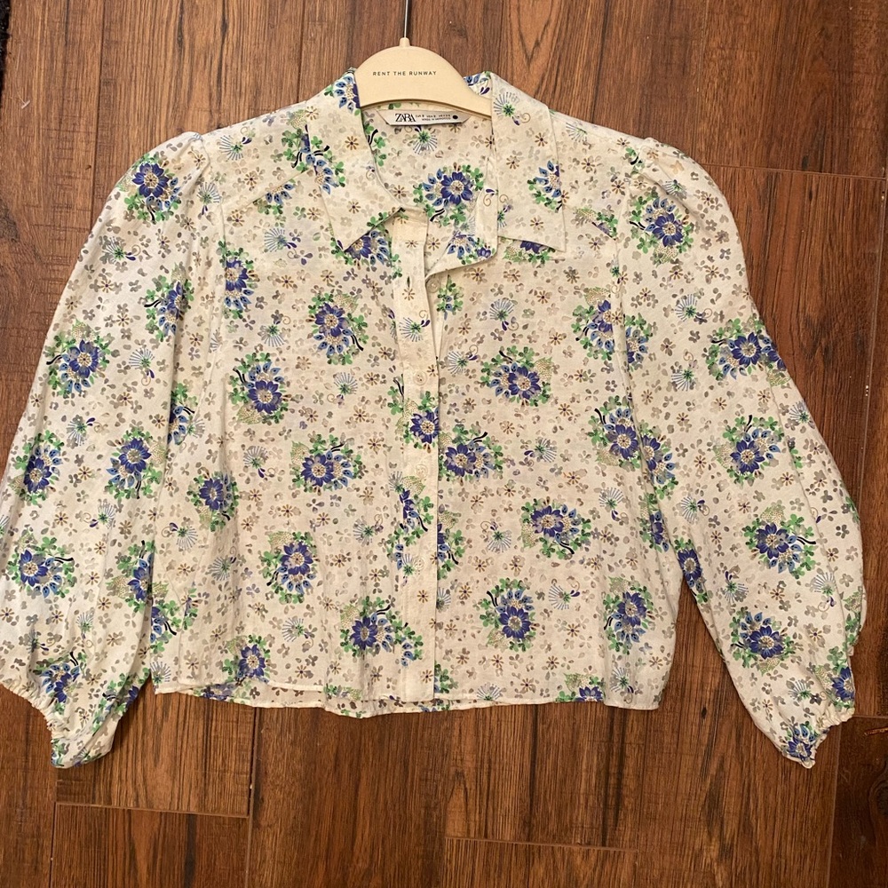 Zara crochet top